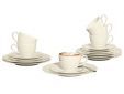 KOFFIESERVIES 6PERS : DESSERT+TAS+OT